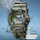 CakCity Boys Camouflage LED Sports Kids Watch Waterproof Digital Electronic Military with Luminous Alarm Stopwatch Child Watches Ages 3-10 - CakCity Watches