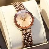 CakCity Fashion Women Watches Elegant Glitter Crystal Stainless Steel Female Ladies Watch Casual Dress Analog Quartz Waterproof Wrist Watch for Women Watch - CakCity Watches