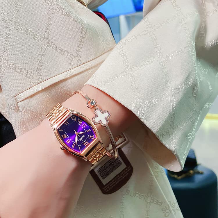 CakCity Fashion Retro Classic Casual Dress Romantic Square  Women Wristwatch - CakCity Watches