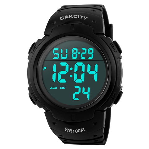 Mens Digital Sports Watch LED Screen Military Watches - CakCity Watches